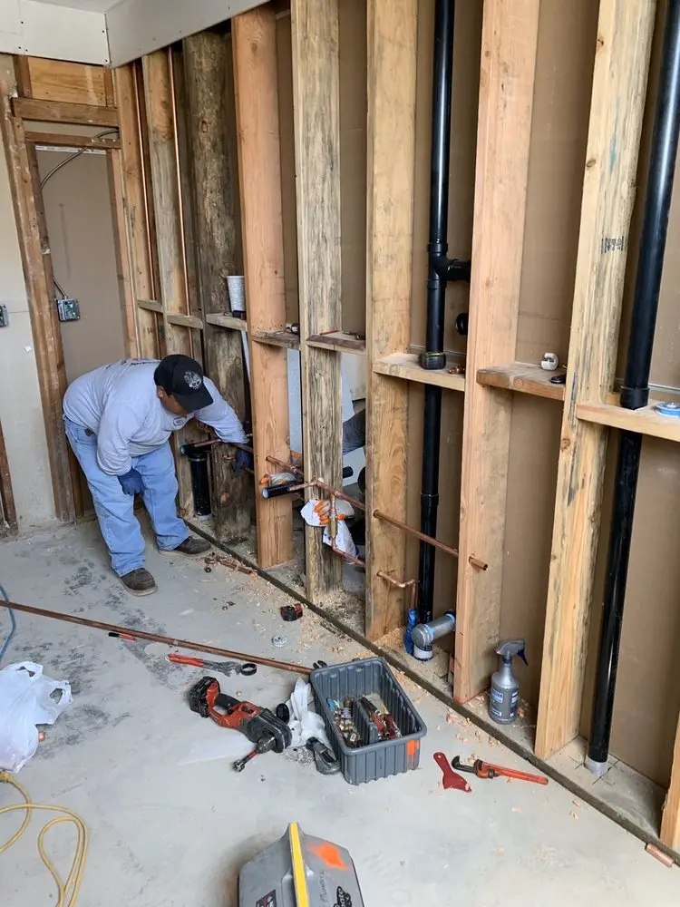 Commercial rough-in plumbing for Gas Line Repair in Jefferson Park